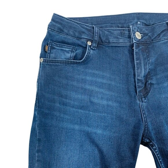 Denim Hunter Celina Zip Custom  dark blue denim Jeans size 31 - Picture 5 of 16